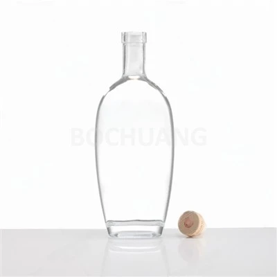 750ml szklanyj butelki alkoholu z korkiym